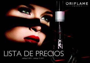LISTADO DE PRECIOS HASTA EL CATALOGO 13 / 2011