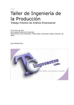 Tc Impresores Ltda. (Version de prueba)