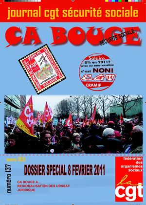 Ca Bouge spécial Action du 8 fevrier 2011 dans la Secu