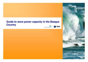 Guide to wave power capacity in the Basque Country