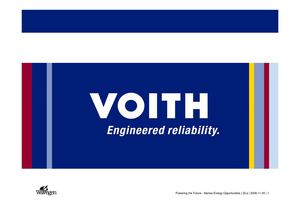 Voith Hydro Wavegen is a pioneer in Wave Energy