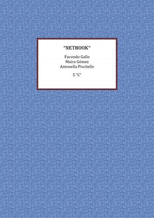 Informe sobre Netbooks