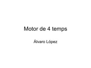 Motor de 4 temps