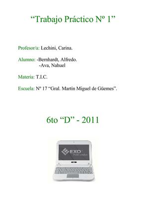 Manual de la Netbook EXO X355