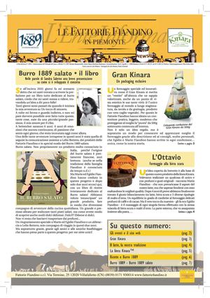 la brochure delle fattorie Fiandino maggio 2011