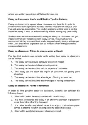 Macbeth Essay Thesis Essay On Classroom Useful And Effective Tips For Students Research Paper Essay Topics also Science Essay Ideas Calamo Essay On Classroom Useful And Effective Tips For Students Research Paper Samples Essay