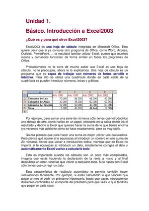 MANUAL  BÁSICO DE EXCEL