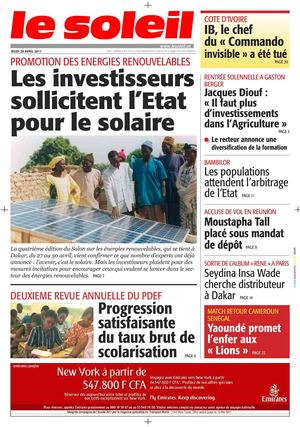 Edition du 28 Avril 2011
