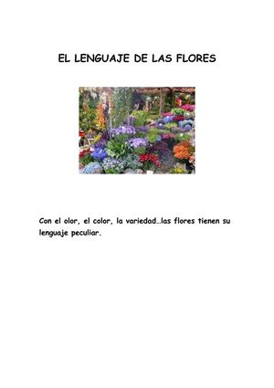 el lenguaje de las flores