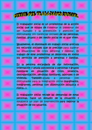 TRABAJO SOCIAL 