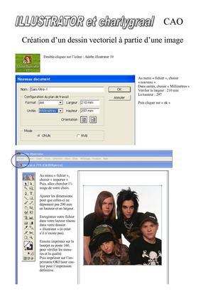 Fichier vectoriel avec illustrator