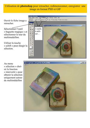 Comment extraire une partie d'une image et la réduire ?