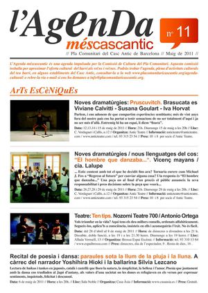 Agenda Cultural / núm. 11 maig 2011