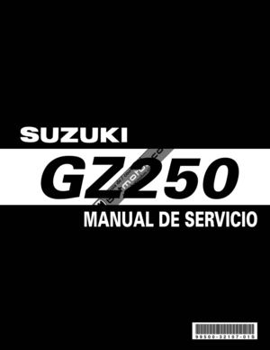 Manual taller susuki gz250 x-k6 Toni