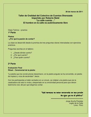 Taller Roberto Nield