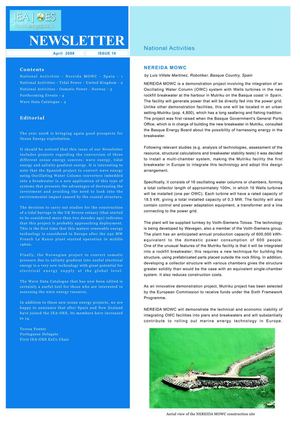 April  2008 Bulletin IEA Ocean Energy Systems