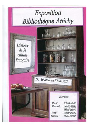 Exposition "Histoire de la cuisine de France"