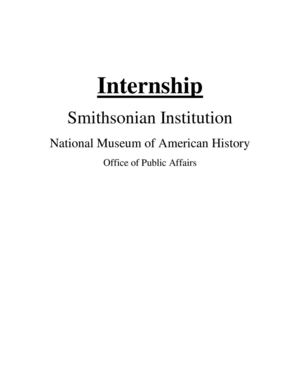 Internship Writing Samples