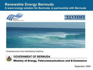 Renewable Energy Bermuda - A Wave Energy Solution