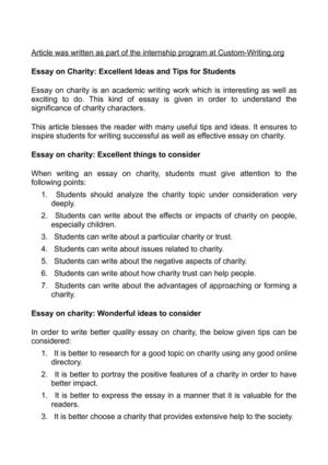 Example English Essay Essay On Charity Excellent Ideas And Tips For Students Photosynthesis Essay also Essay Learning English Calamo Essay On Charity Excellent Ideas And Tips For Students Essay For High School Application Examples