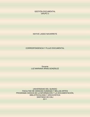 Flujo documental y embalaje