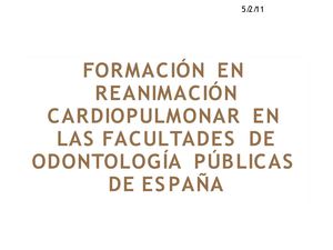 REANIMACION CARDIOPULMONAR