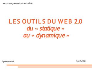 Les outils du Web 2.0