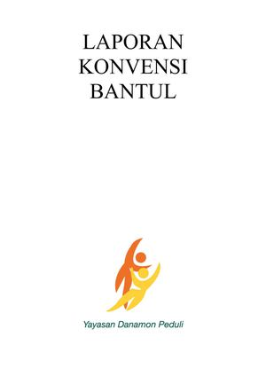 LAPORAN KONVENSI BANTUL 2008