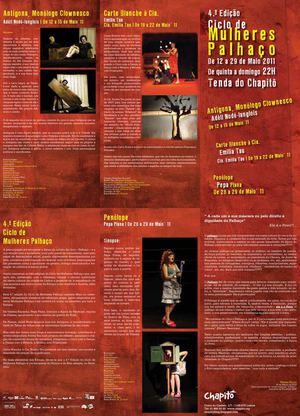 4ª EDIÇÃO - CICLO DE MULHERES PALHAÇO NO CHAPITÔ