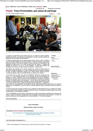 Revue de presse du 9 au 26 avril