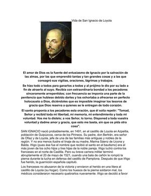historia de san ignacio  de loyola 