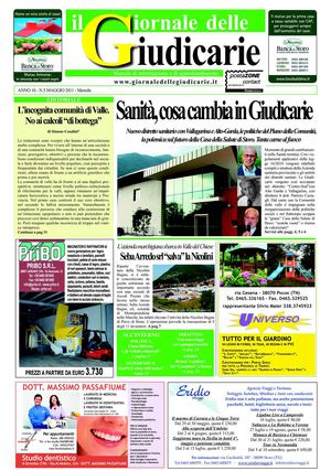 Giornale delle Giudicarie maggio 2011