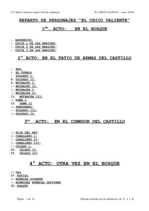 TEATRO EL CHICO VALIENTE -99-00