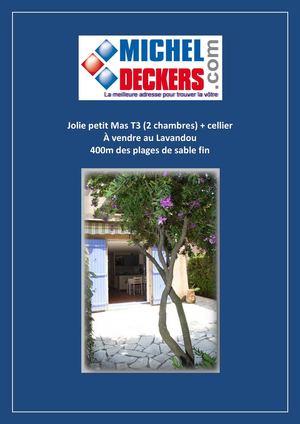 Jolie petite maison a vendre au Lavandou