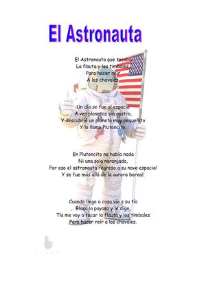 Poesía: El Astronauta
