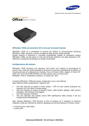 Brochure Os 7030 Samsung