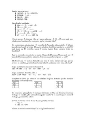 Repaso de matemáticas