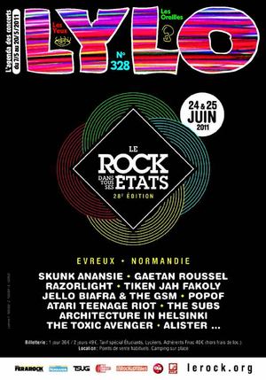 LYLO 328 (Agenda des concerts du 7 au 20 mai 2011)