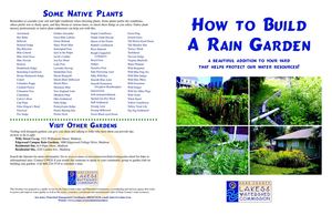 Dane County WI: How to Build a Rain Garden
