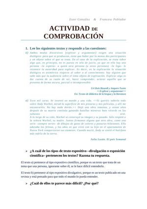 Textos expositivos y argumentativos