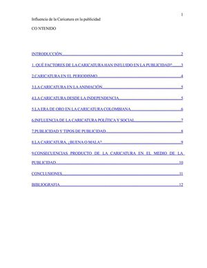 La influencia de la caricatura en la publicidad
