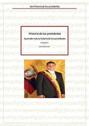 historia de los presidentes