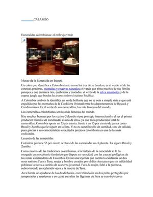 EN BUSCA DE LAS ESMERALDAS