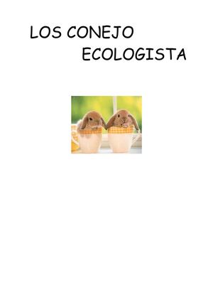cuento del conejo ecologista de andrés y cristian