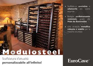 EUROCAVE Modulosteel - Scaffalatura per cantina vini - www.rasera.it