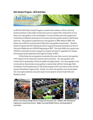AK: Anchorage: Rain Garden Program