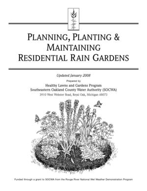 MI: Oakland County: Planning and Maintaing Residential Rain Gardens