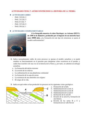 ACTIVIDADES TEMA 7 (4º)