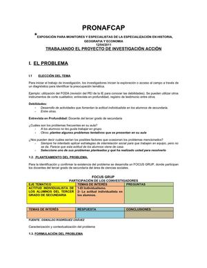 PRONAFCAP EXPOSICION DEL PROYECTO