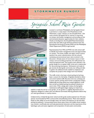PA: Philadelphia: Springside School Rain Garden